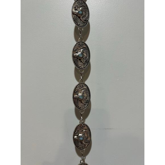 Accessories - Longhorn Concho Chain Belt